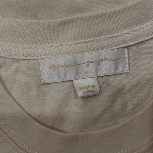 NWT Spritual Gangster Star Cara Long Sleeve Tee White Sand Color - Picture 8 of 8